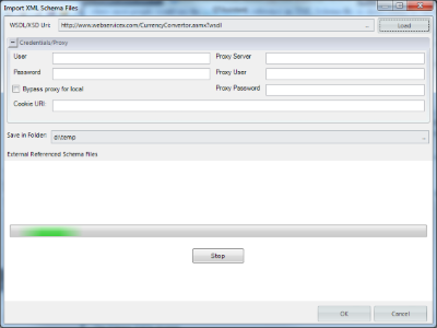 Extract XSDs progress