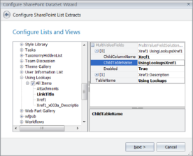 Setting up a multivalue column for denormalization.