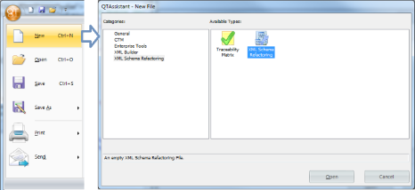 Create new XSR file